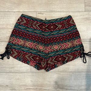 Ecote Boho Knit Shorts: Size 0